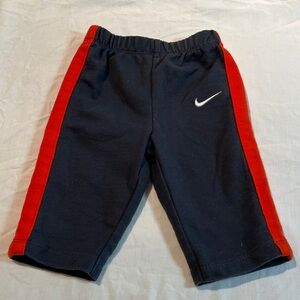 3-6M Nike Navy and Red Kids' Sweatpants